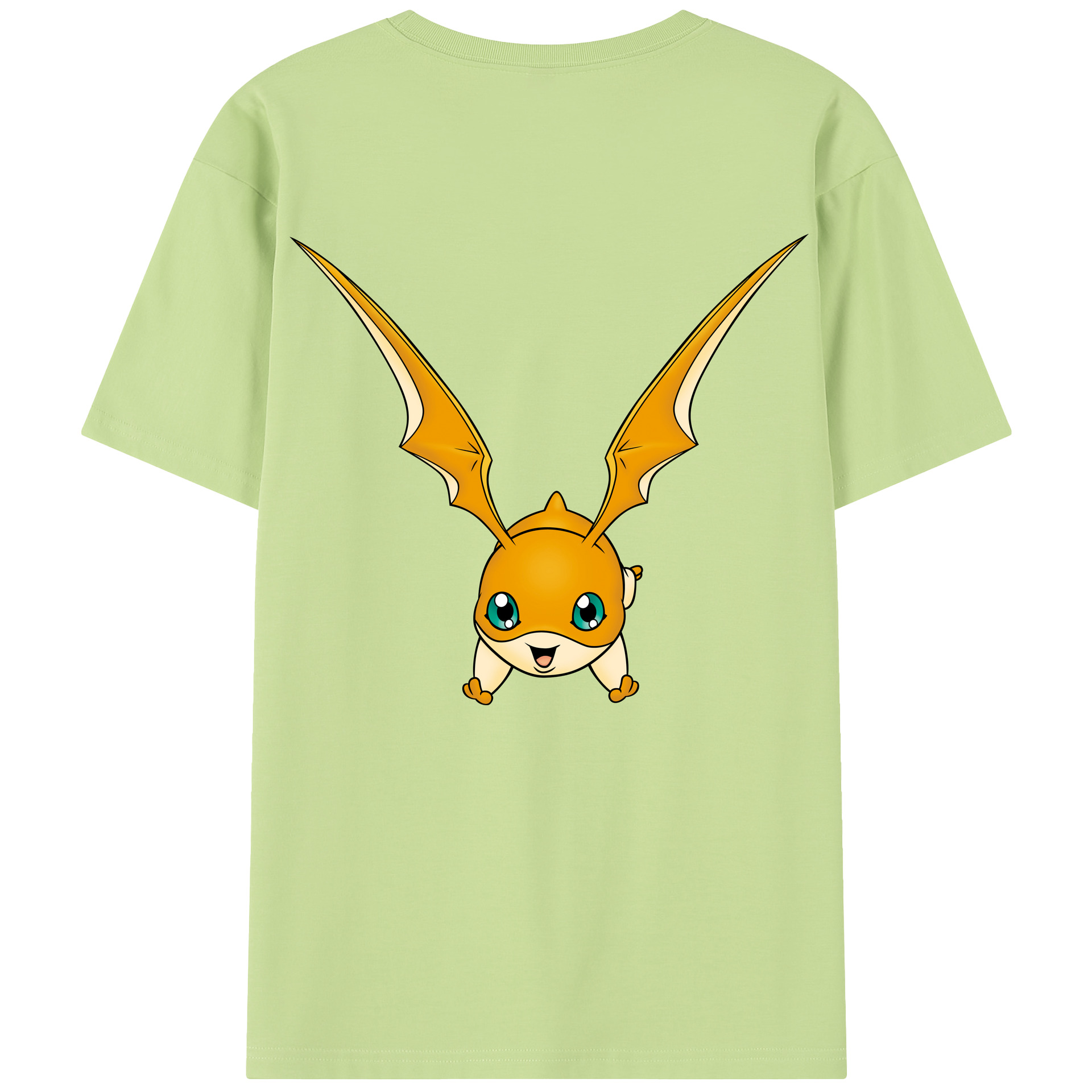 （画像用） Digimon デジタルモンスター/デジモン 綿100％半袖Tシャツ（背面プリント）